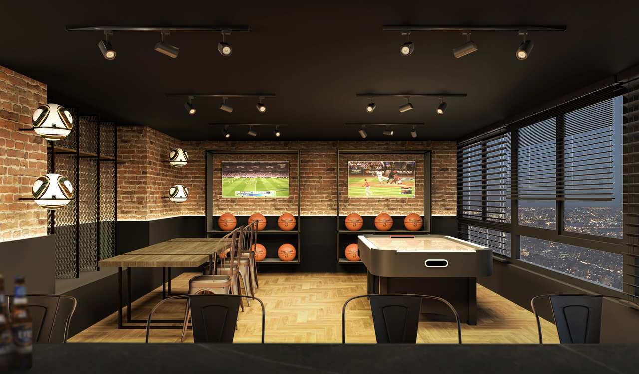 Sala de juegos del edificio
