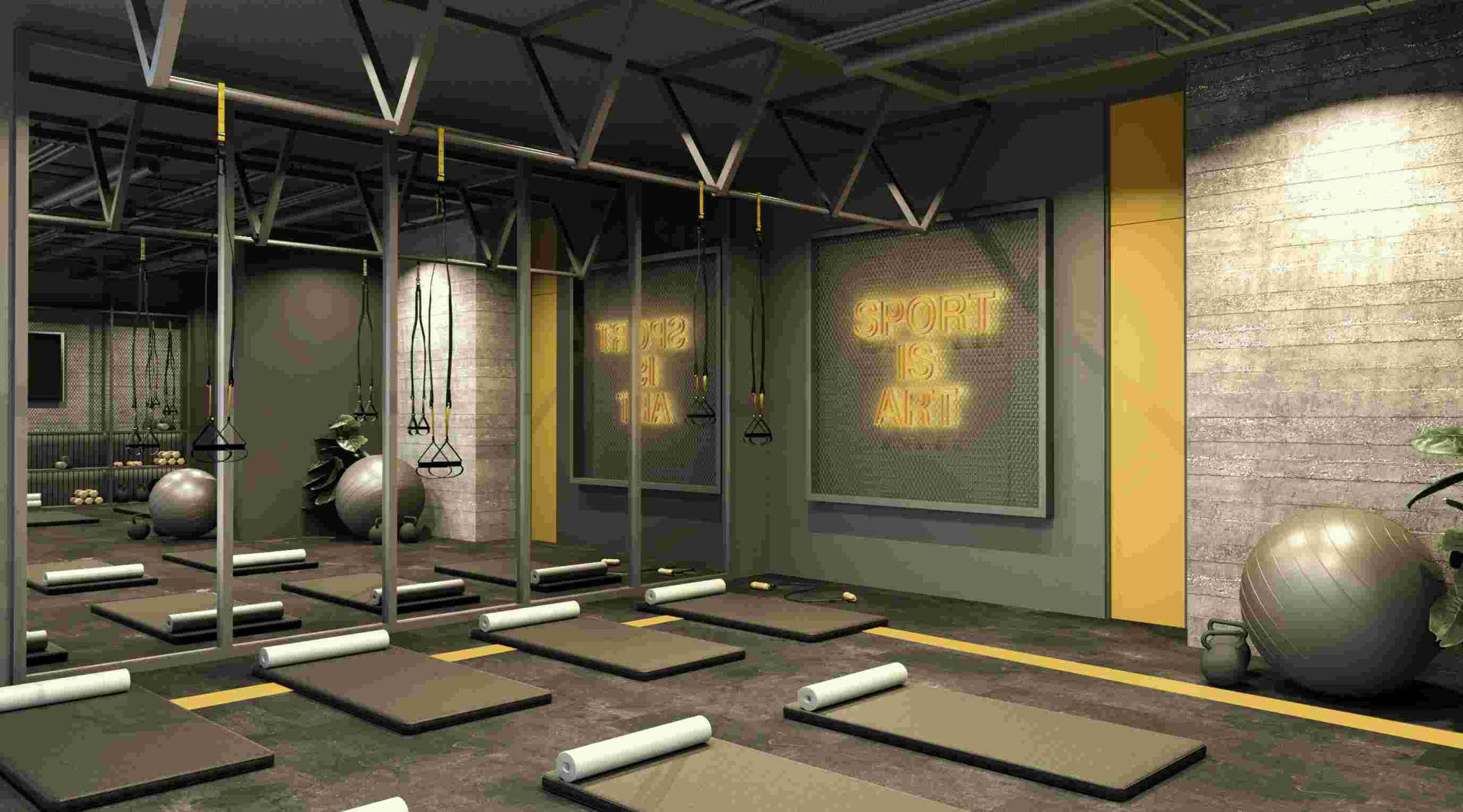 Gimnasio del edificio